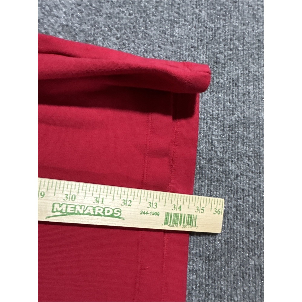 Tommy Hilfiger Womens Size Large Red Soft Long Sleeve Sweatshirt Knit Dress - Picture 4 of 6